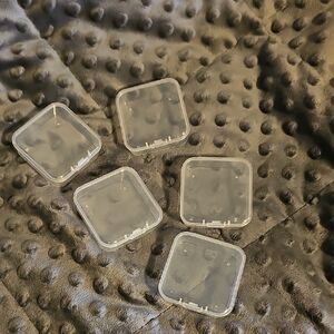 Clear Plastic Square Cases NWOT Lot of 40